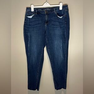 Lane Bryant Dark Wash Skinny Jeans